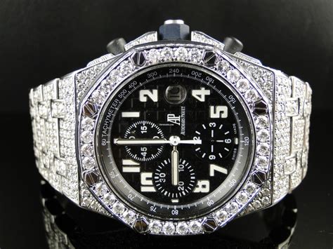 audemars piguet skeleton iced out replica|audemars iced out piguet.